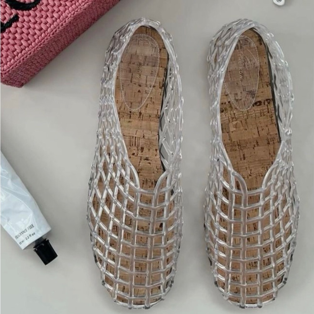 The Row Mara Jelly Flats in Clear PVC